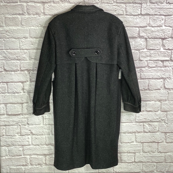 Authentic YSL Vintage Wool Trench Coat - Picture 5 of 13